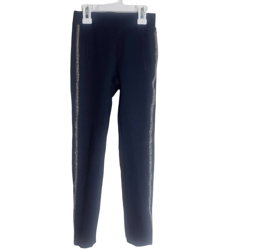 Zara girls knit leggings with rhinestones